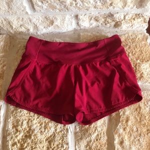 Lululemon speed up short size 2.